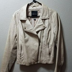 Maurices Faux Suede Moto Jacket size XL